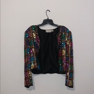Vintage 80/90s jacket w/ shoulder pads